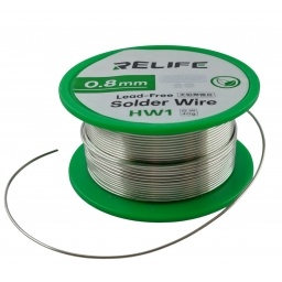 Rollo de Esta�o 0.8 Mm 40GS Libre de Plomo RELIFE