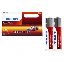 Blister X 12 Pilas Aaa Alkalina PHILIPS