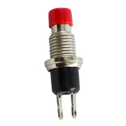 Pulsador Mini Rojo Normal Abierto THEONE