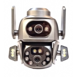 Camara Ip Exterior DOBLE con Visi�n nocturna a color  TOMATE