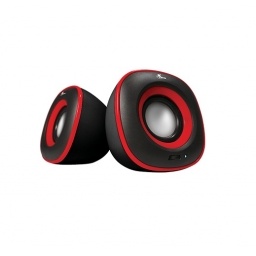 Parlantes St�reo Multimedia Rojo - Spekter XTECH