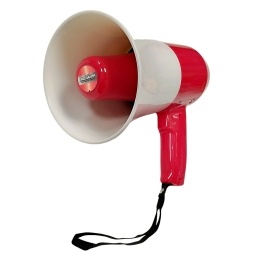 Megáfono Recargable 30W Con Sirena MIYAKO USA