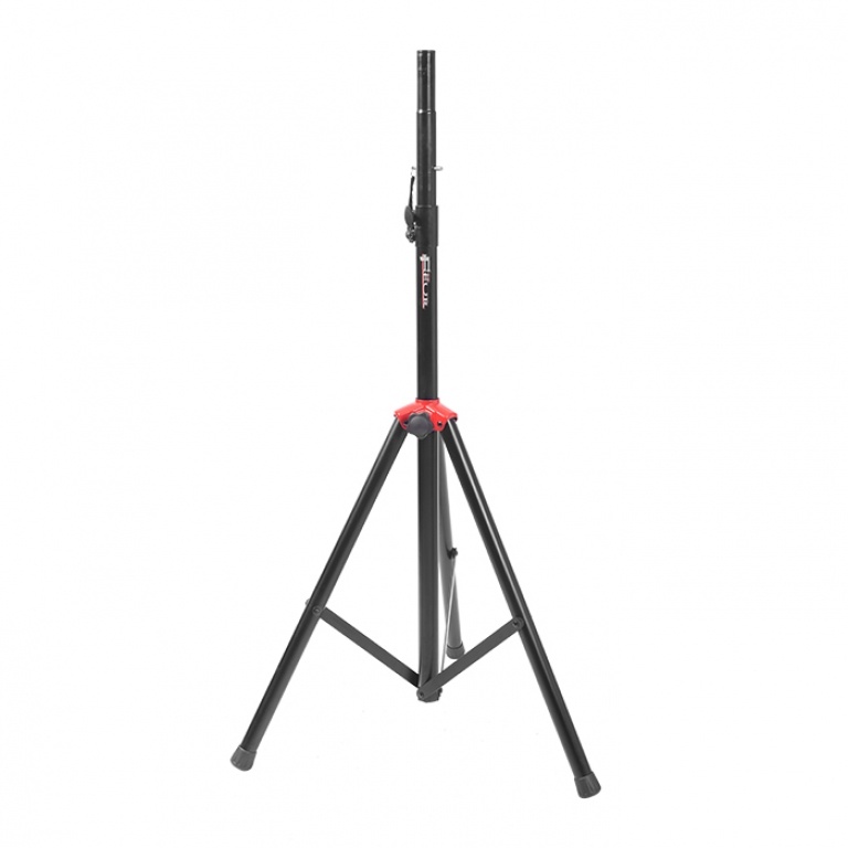 Tripode para Parlantes metalico , color negro con rojo  FEUR