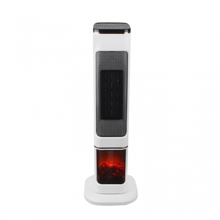 Calefactor Vertical Blanco con Control remoto