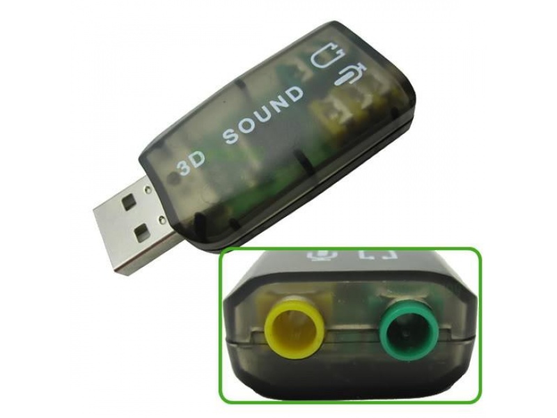 Tarjeta de sonido USB