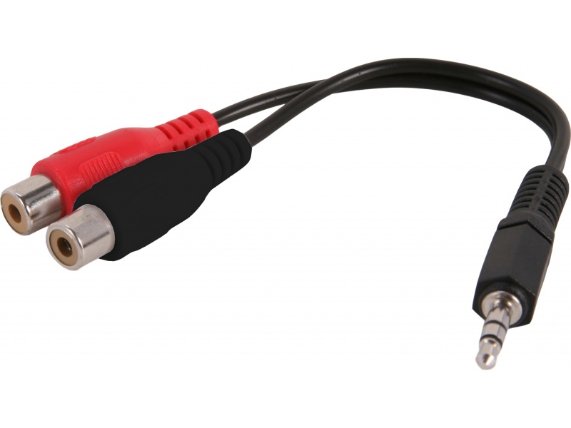 Cable Adaptador Doble Jack Rca a 3.5MM Stereo