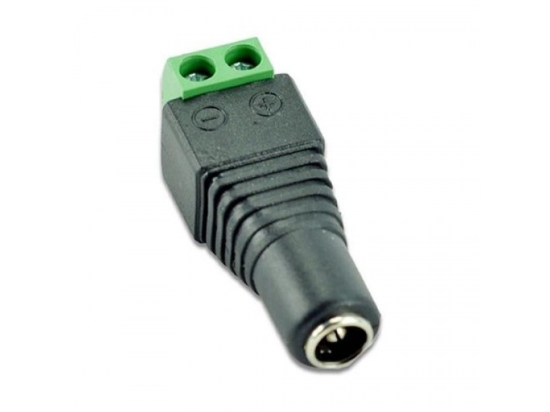 CONECTOR CCTV HEMBRA NATIONAL 12V 2.1 MM  TCON55 MIYAKO USA