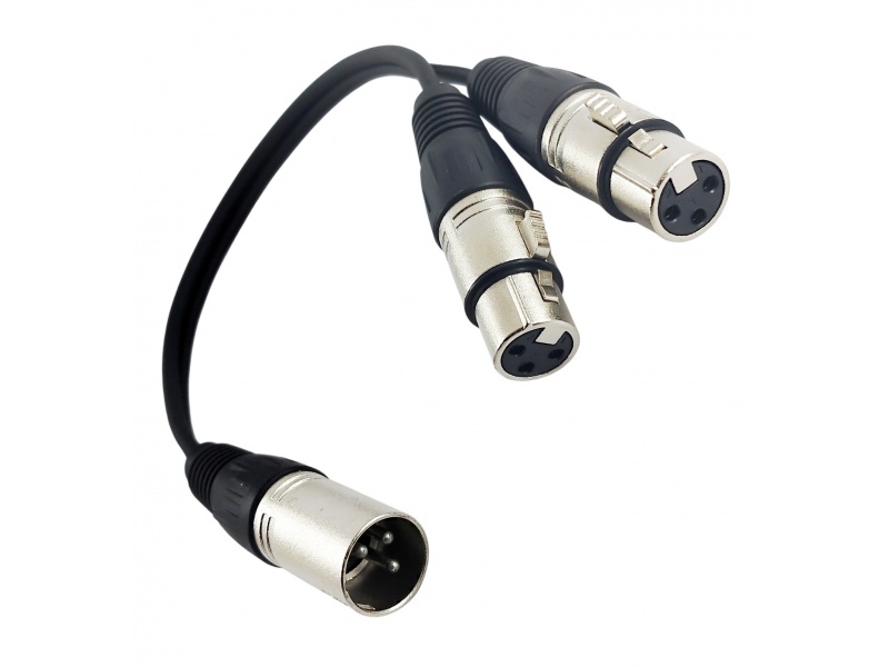 Cable Audio Pro Doble Xlr Hembra a Xlr Macho VOYZ