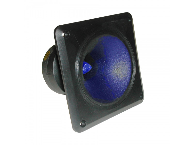 Tweeter 3.5" Piezo alta potencia c/luz azul BK
