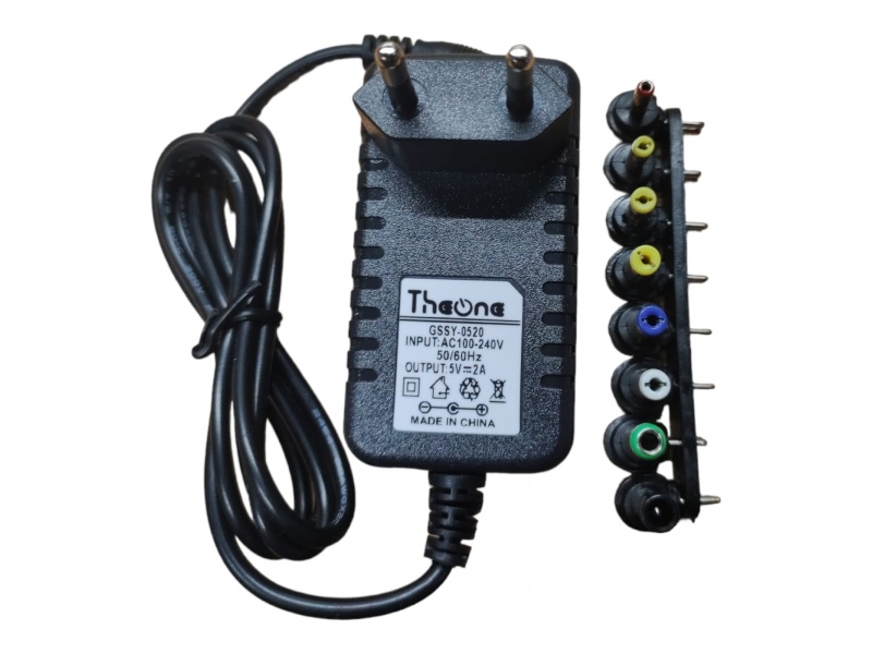 Fuente Cargador 5 Volt. 2 Amp Conector Intercambiable