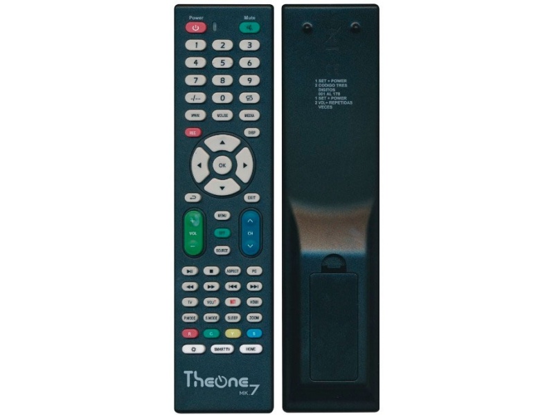 Control Remoto Universal para Tv Lcd/led Smart Tv, Tv Box, Canaleras y DirecTV THEONE