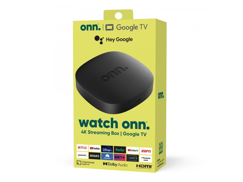 Chromecast Watch Onn HDMI Streaming con Google Tv 4K