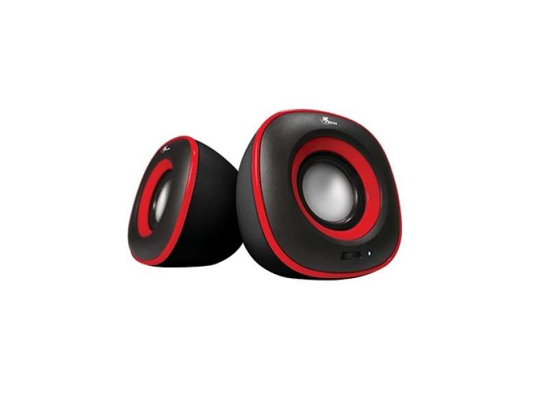 Parlantes Streo Multimedia Rojo - Spekter XTECH